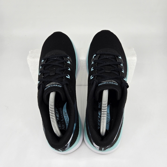 Skechers Arch Fit Glide-Step 'Black Blue' Women's Comfort Shoes Size 8 - Picture 5 of 8